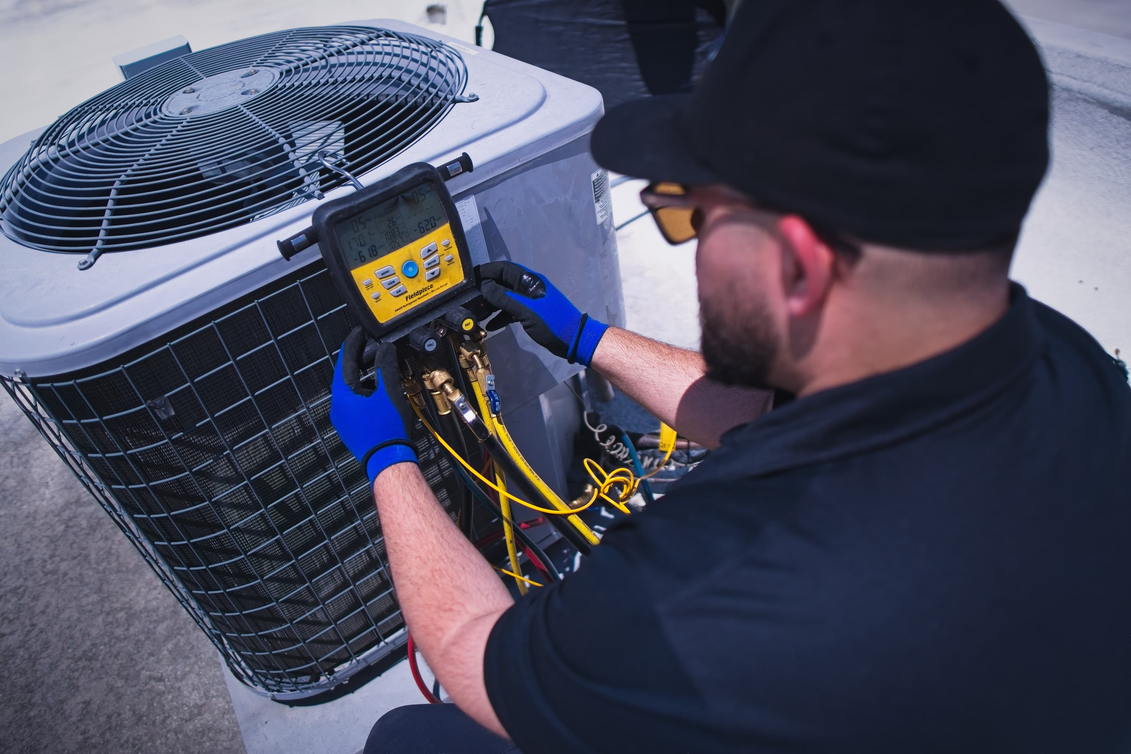 Honest & Fair HVAC technician at work